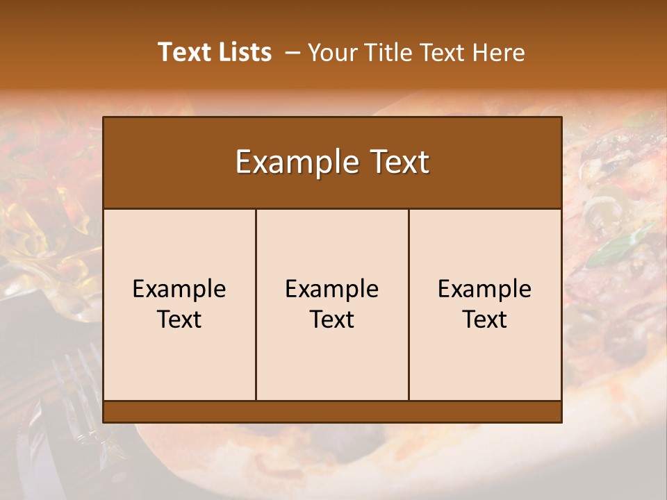 Tomato Rustic Fast Food PowerPoint Template