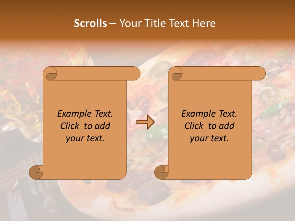 Tomato Rustic Fast Food PowerPoint Template