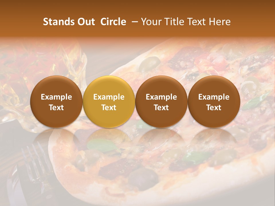 Tomato Rustic Fast Food PowerPoint Template