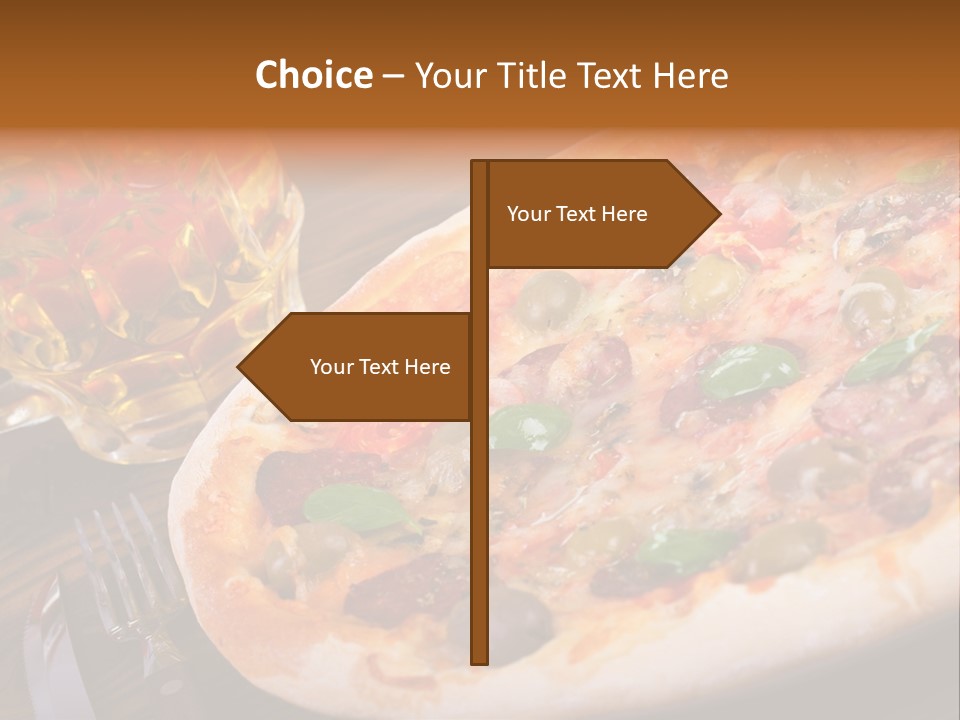 Tomato Rustic Fast Food PowerPoint Template