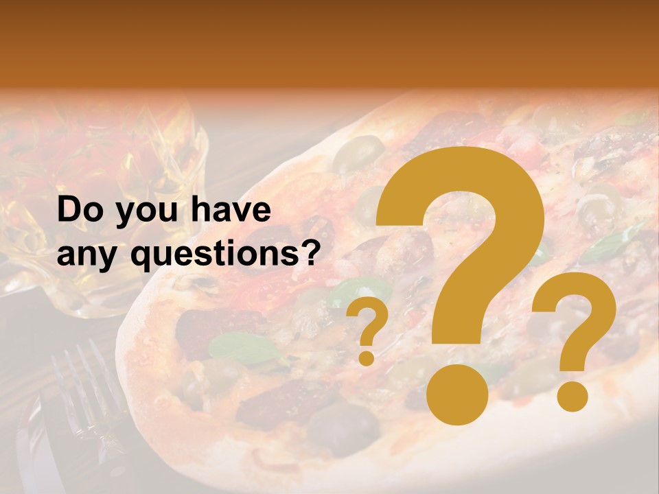 Tomato Rustic Fast Food PowerPoint Template