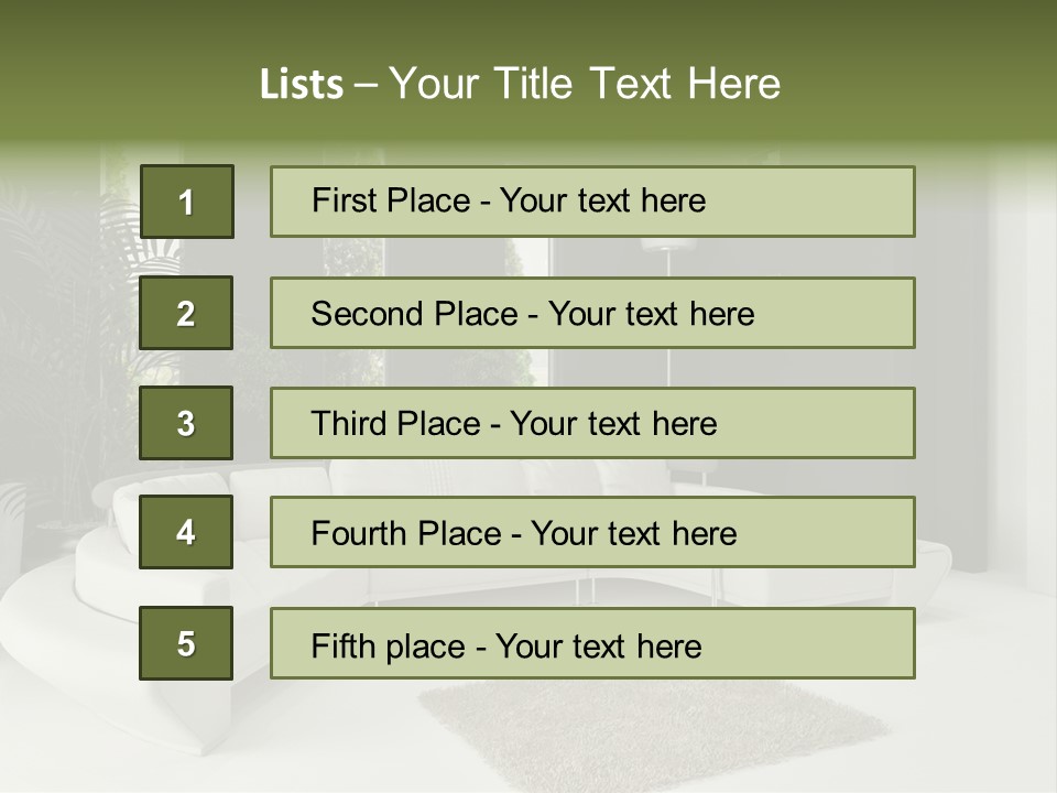 Comfort Apartment Style PowerPoint Template
