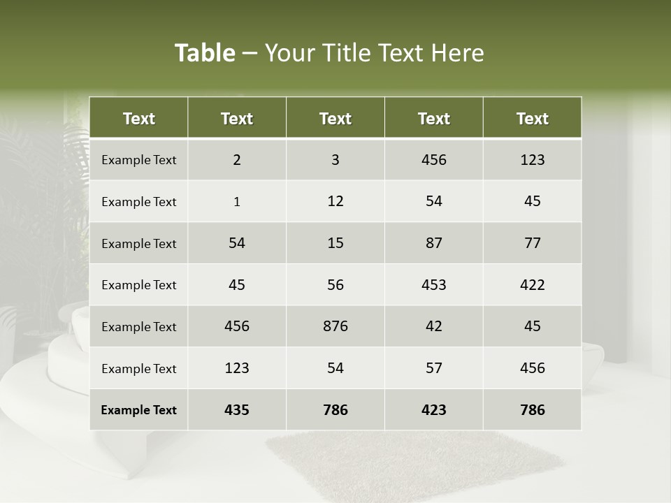 Comfort Apartment Style PowerPoint Template