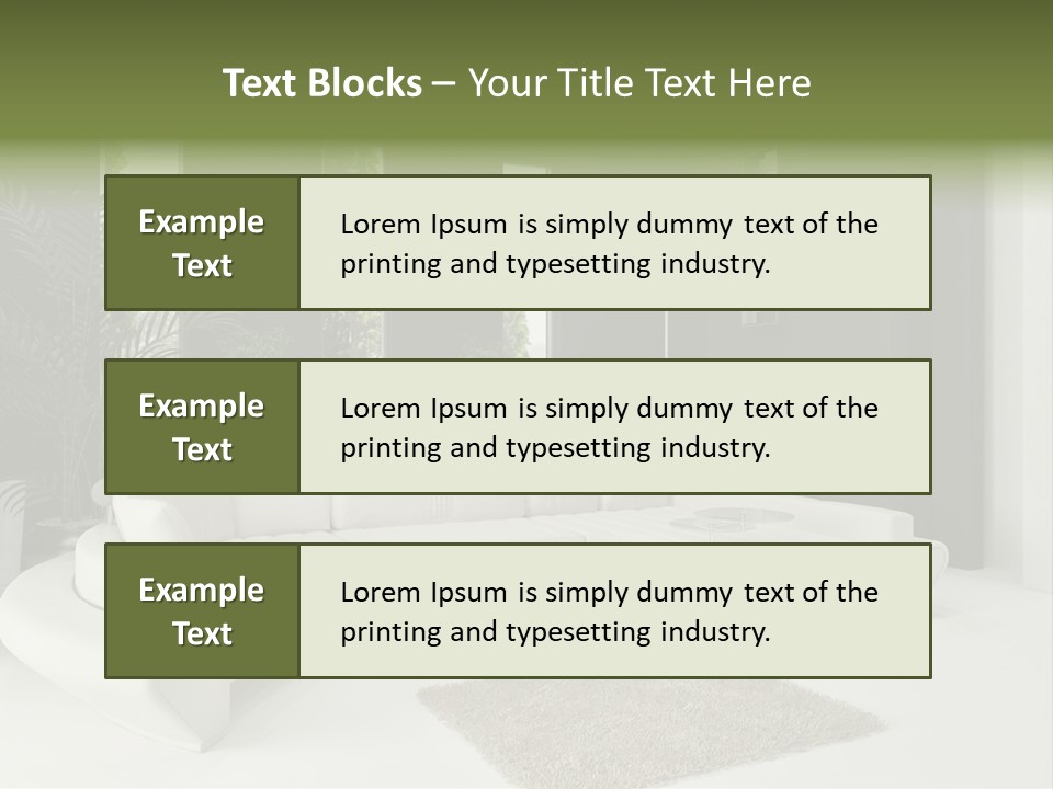 Comfort Apartment Style PowerPoint Template