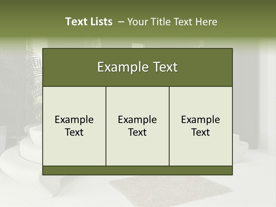Comfort Apartment Style PowerPoint Template