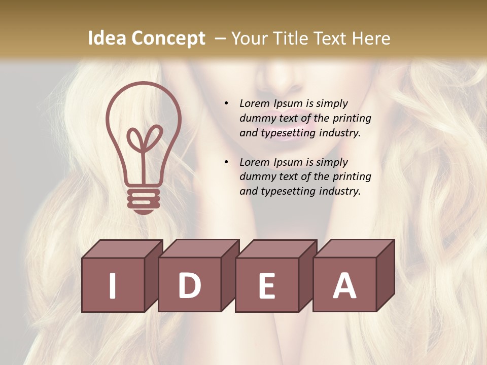 Fashion Colorful Lilac PowerPoint Template