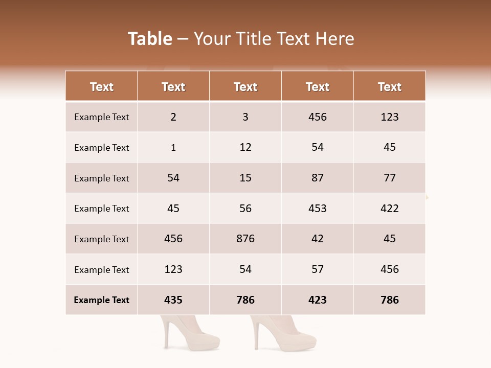 Buyer Dress Luxury PowerPoint Template