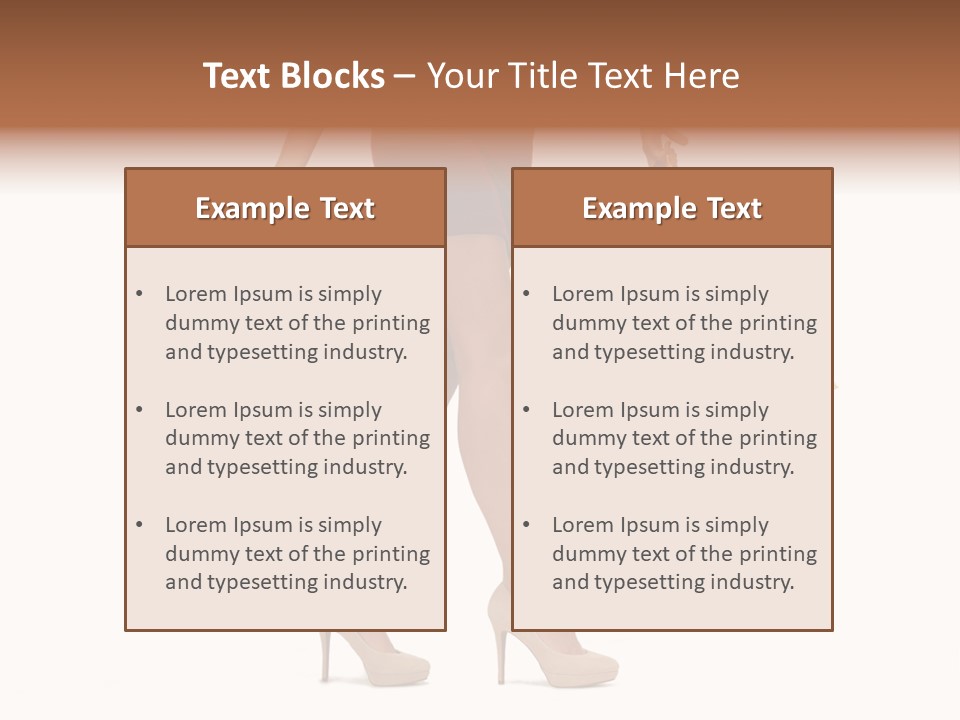 Buyer Dress Luxury PowerPoint Template