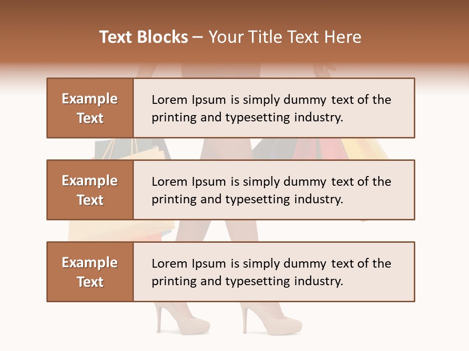 Buyer Dress Luxury PowerPoint Template