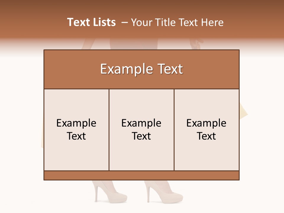 Buyer Dress Luxury PowerPoint Template