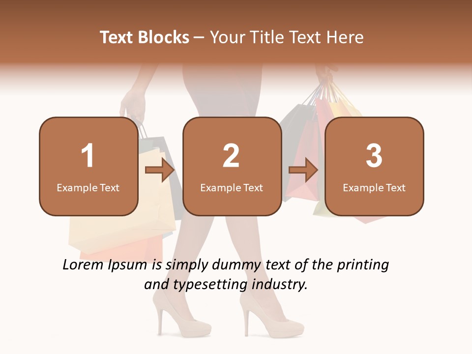 Buyer Dress Luxury PowerPoint Template