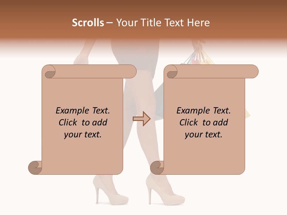Buyer Dress Luxury PowerPoint Template