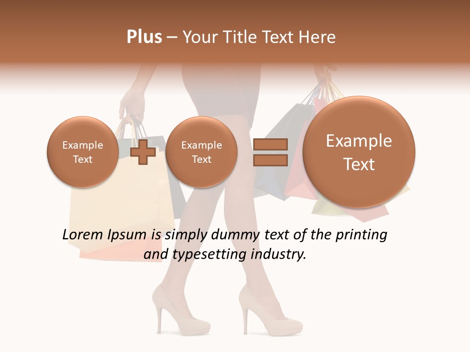 Buyer Dress Luxury PowerPoint Template