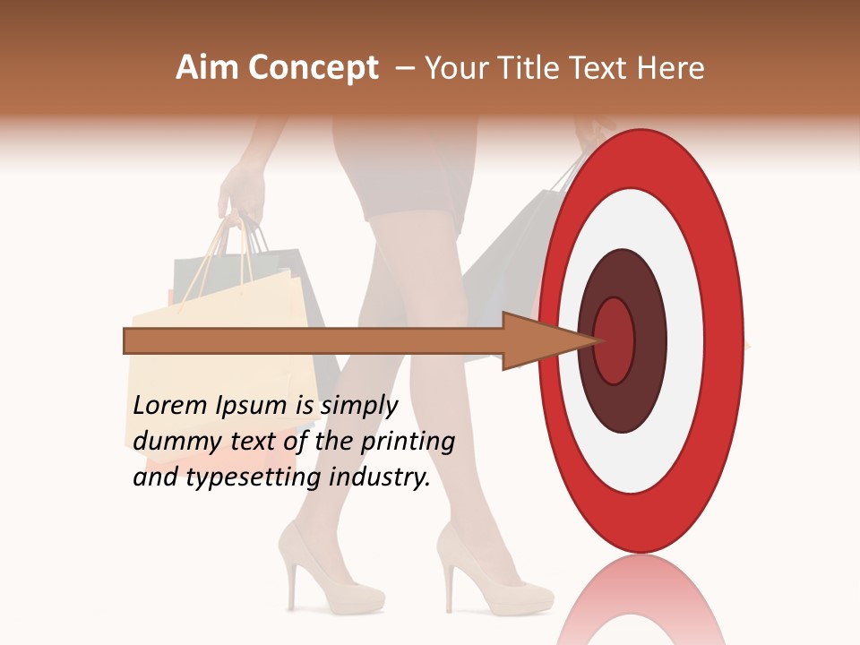 Buyer Dress Luxury PowerPoint Template