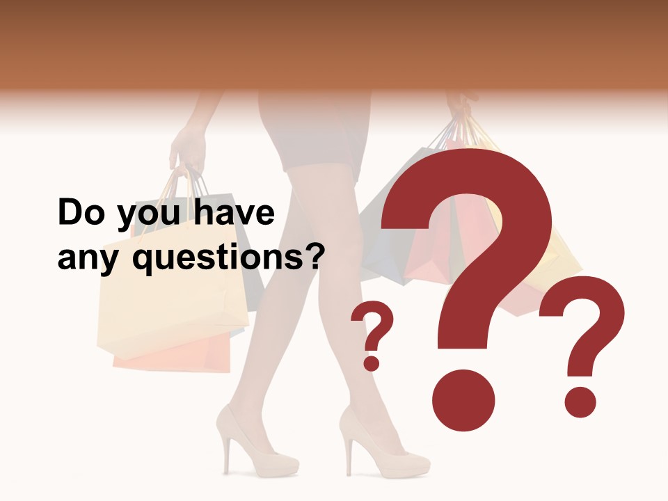 Buyer Dress Luxury PowerPoint Template