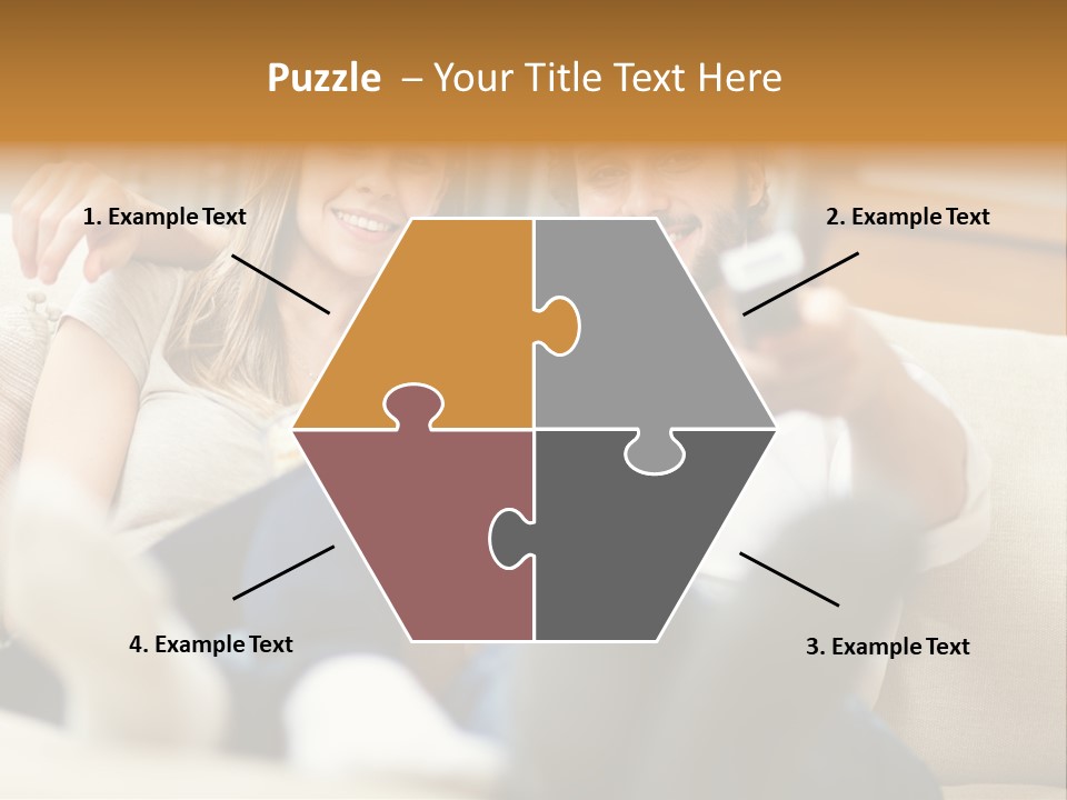 Young Love Happy PowerPoint Template