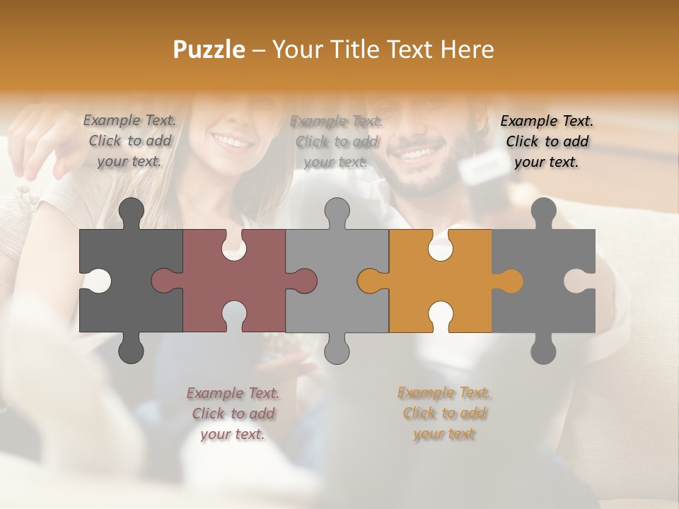 Young Love Happy PowerPoint Template