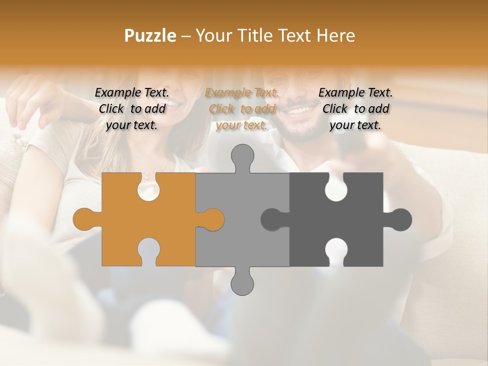 Young Love Happy PowerPoint Template