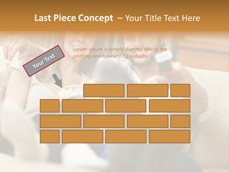 Young Love Happy PowerPoint Template