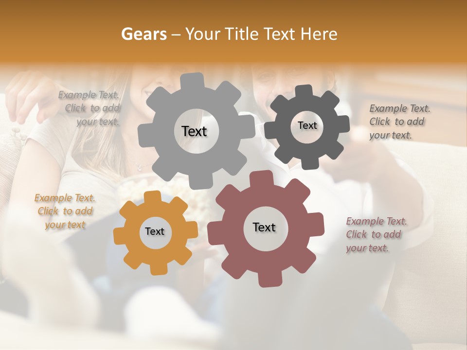 Young Love Happy PowerPoint Template