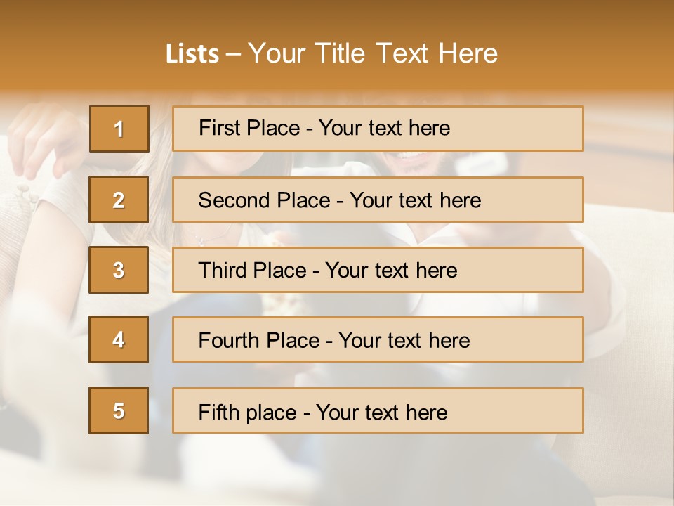 Young Love Happy PowerPoint Template