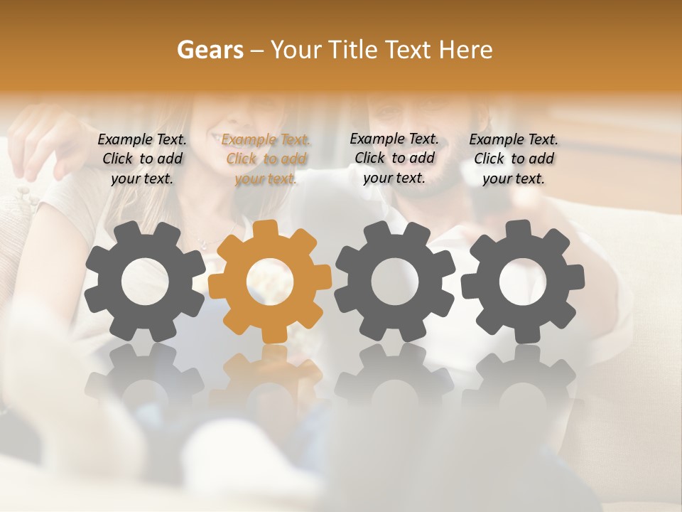 Young Love Happy PowerPoint Template