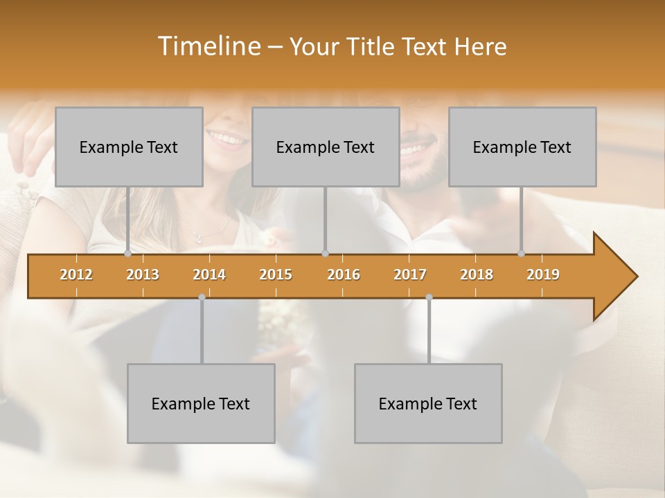 Young Love Happy PowerPoint Template