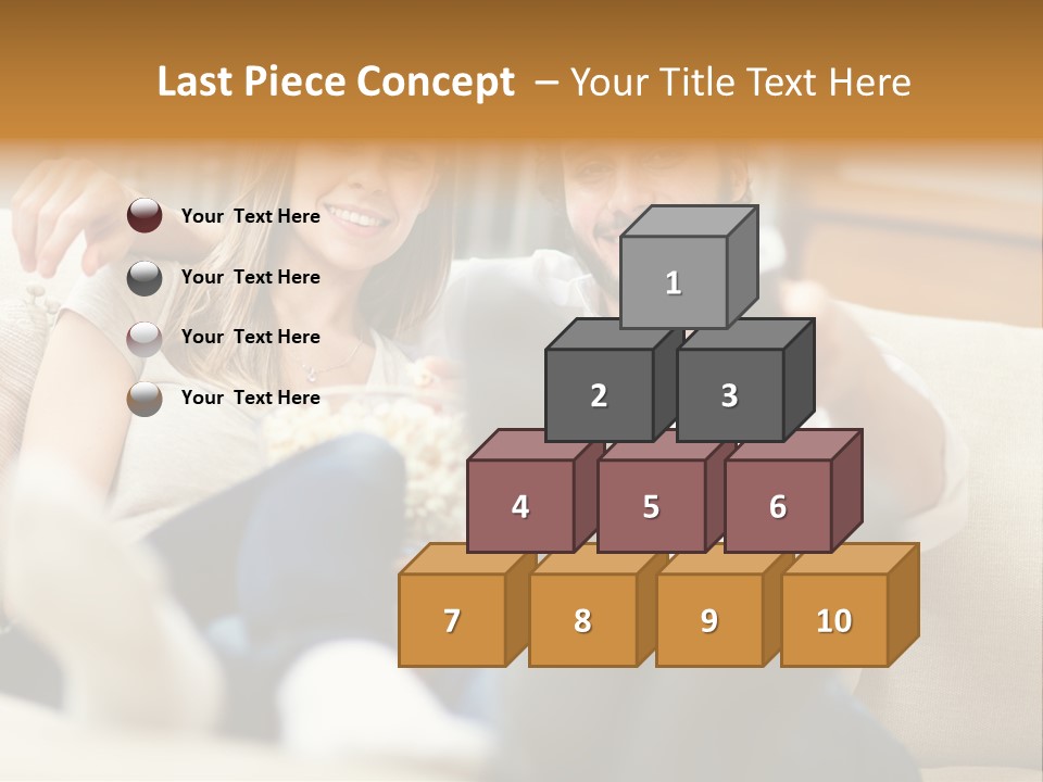 Young Love Happy PowerPoint Template