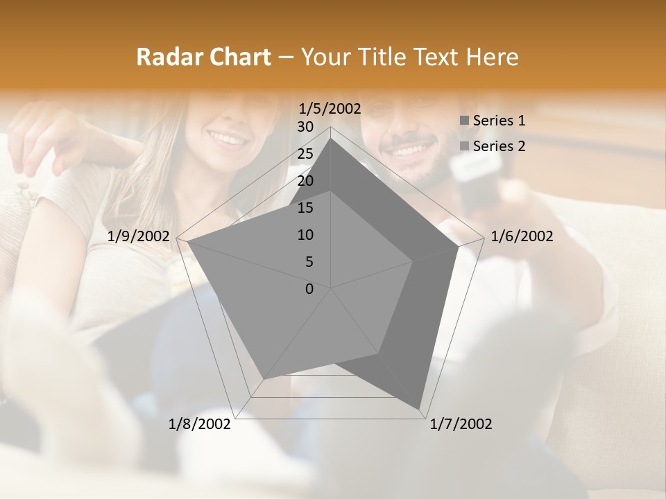 Young Love Happy PowerPoint Template
