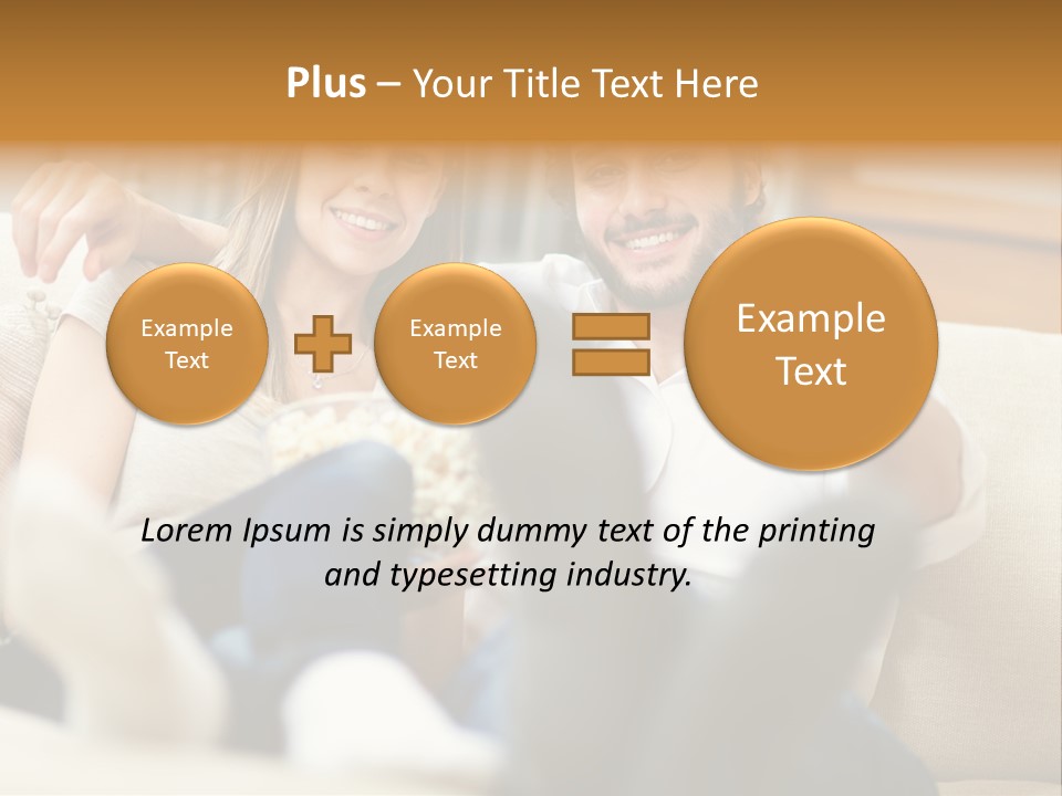 Young Love Happy PowerPoint Template