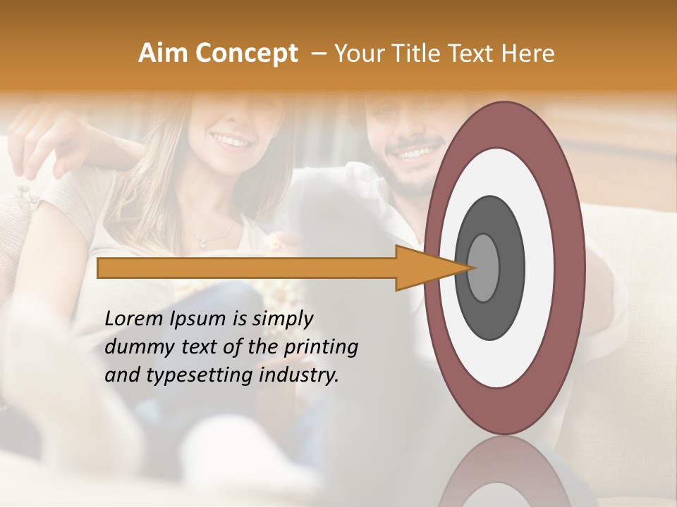 Young Love Happy PowerPoint Template