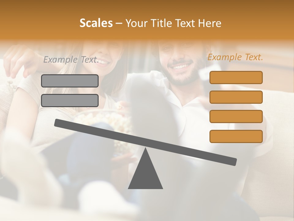 Young Love Happy PowerPoint Template