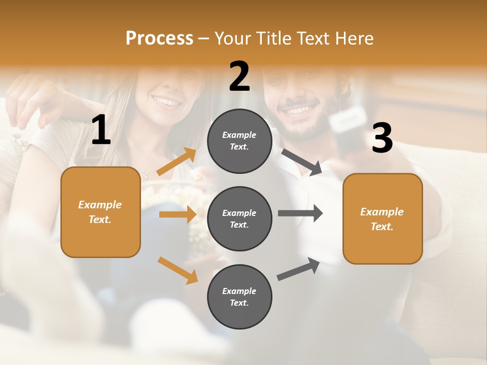 Young Love Happy PowerPoint Template