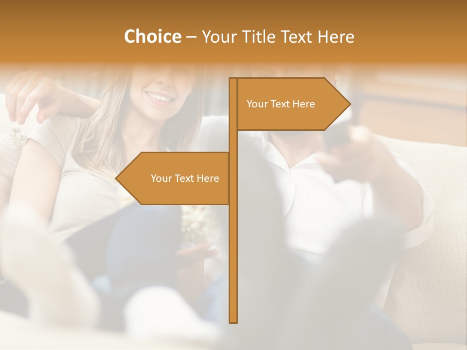 Young Love Happy PowerPoint Template