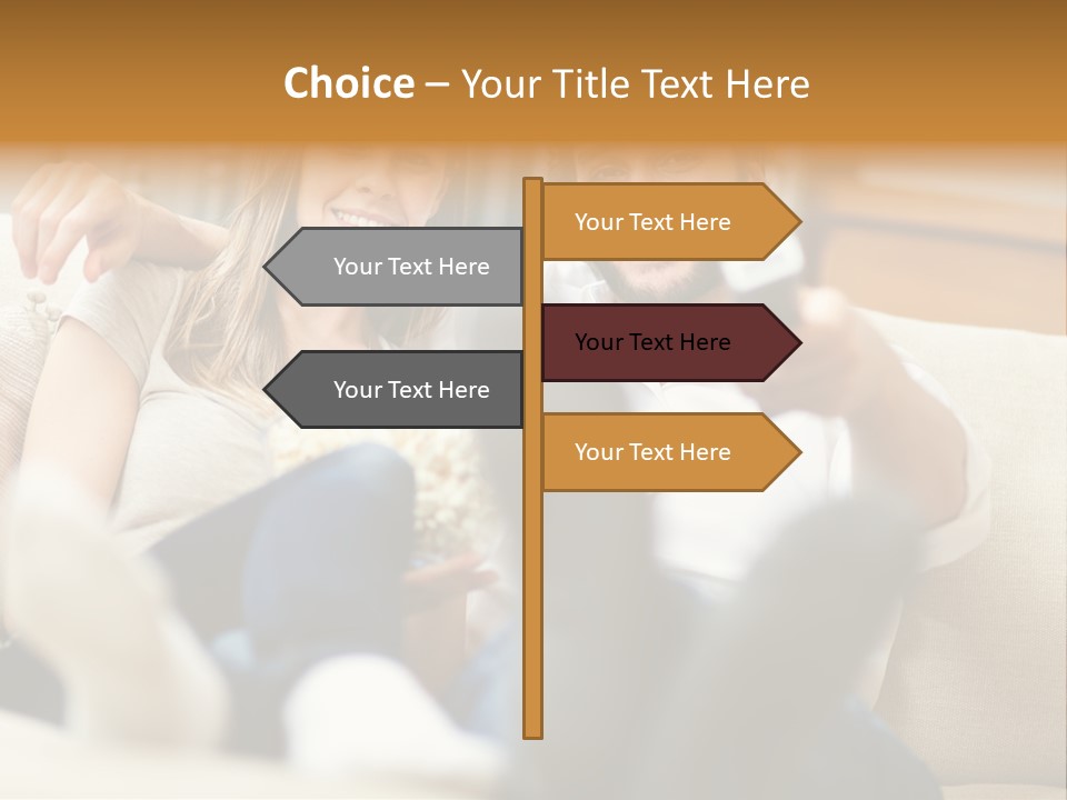 Young Love Happy PowerPoint Template