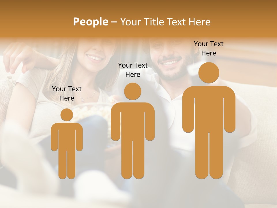 Young Love Happy PowerPoint Template