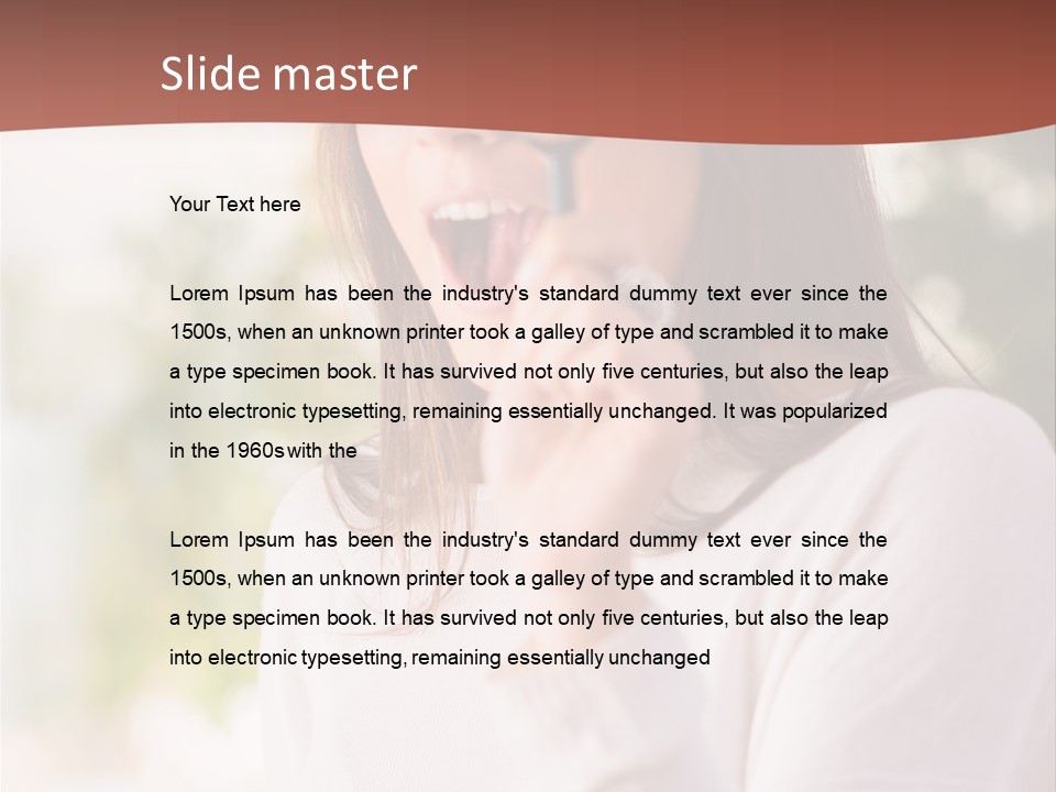 Hand Selective People PowerPoint Template