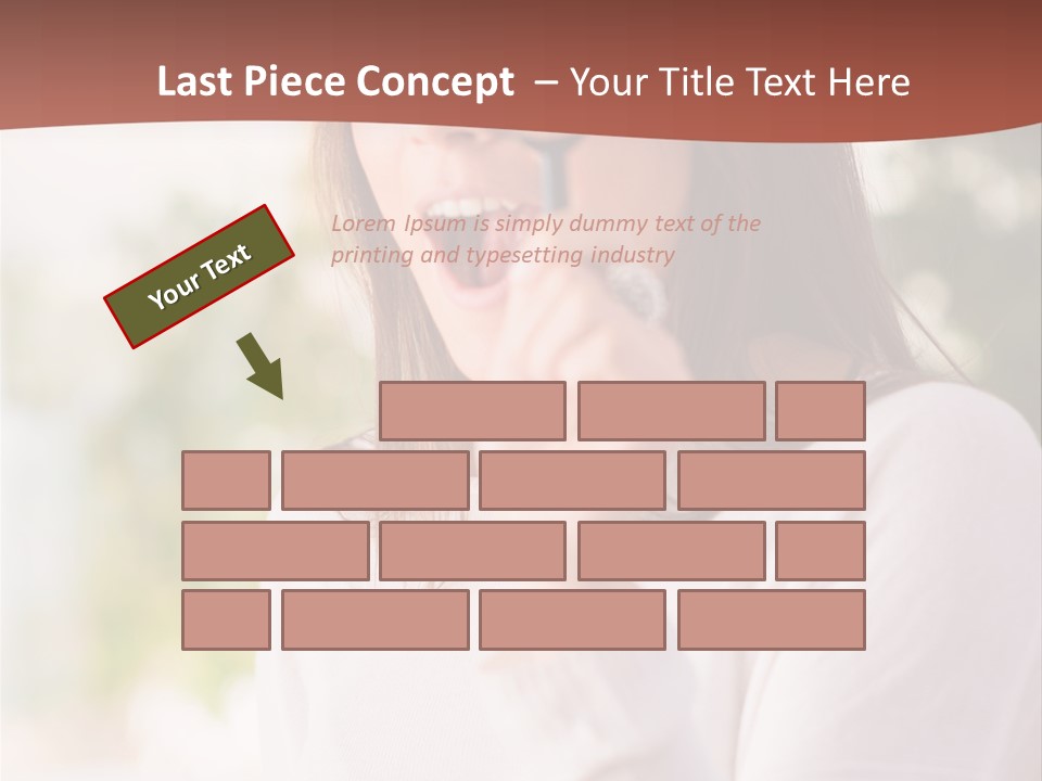 Hand Selective People PowerPoint Template