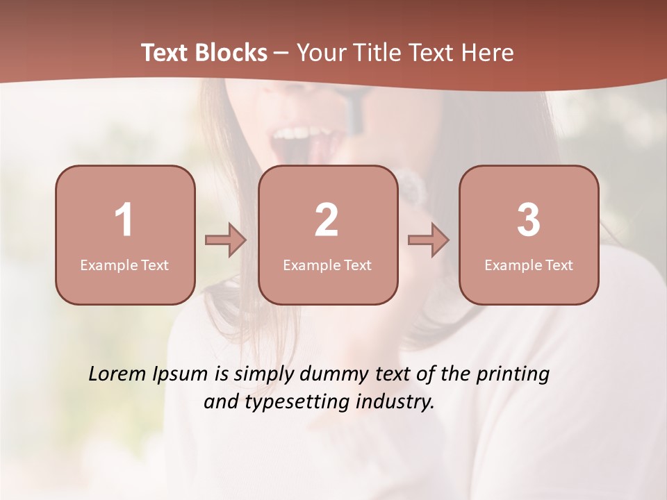 Hand Selective People PowerPoint Template