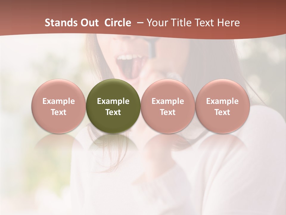 Hand Selective People PowerPoint Template