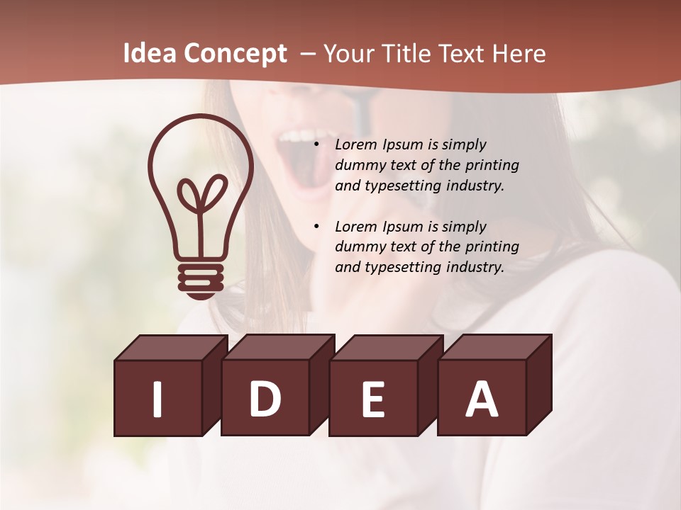 Hand Selective People PowerPoint Template