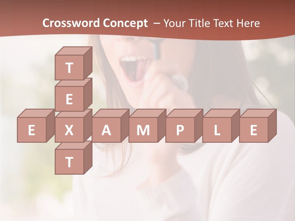 Hand Selective People PowerPoint Template