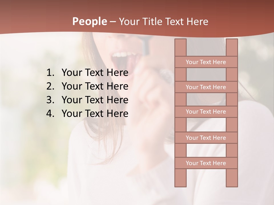 Hand Selective People PowerPoint Template