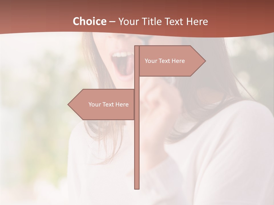 Hand Selective People PowerPoint Template
