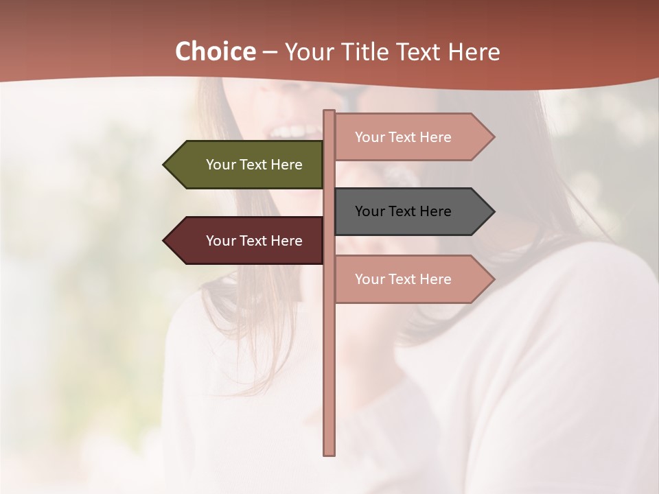 Hand Selective People PowerPoint Template