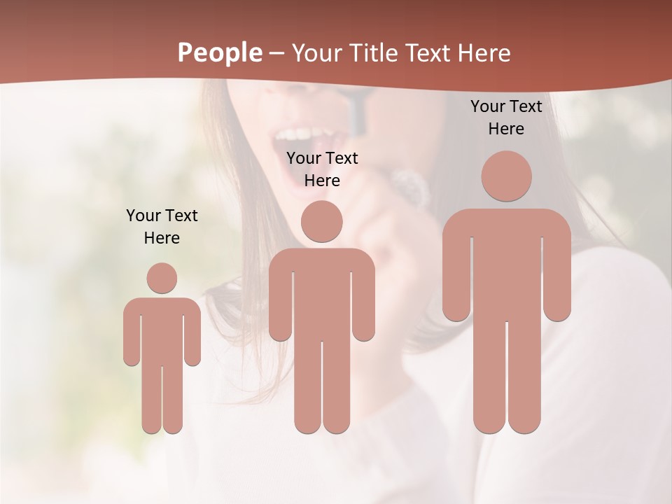 Hand Selective People PowerPoint Template