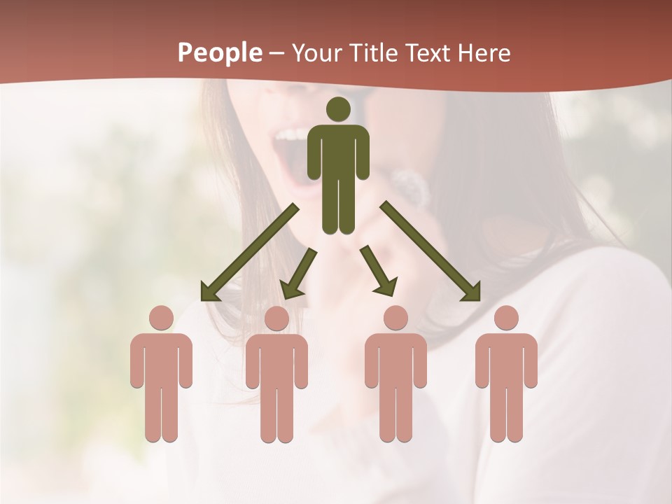 Hand Selective People PowerPoint Template