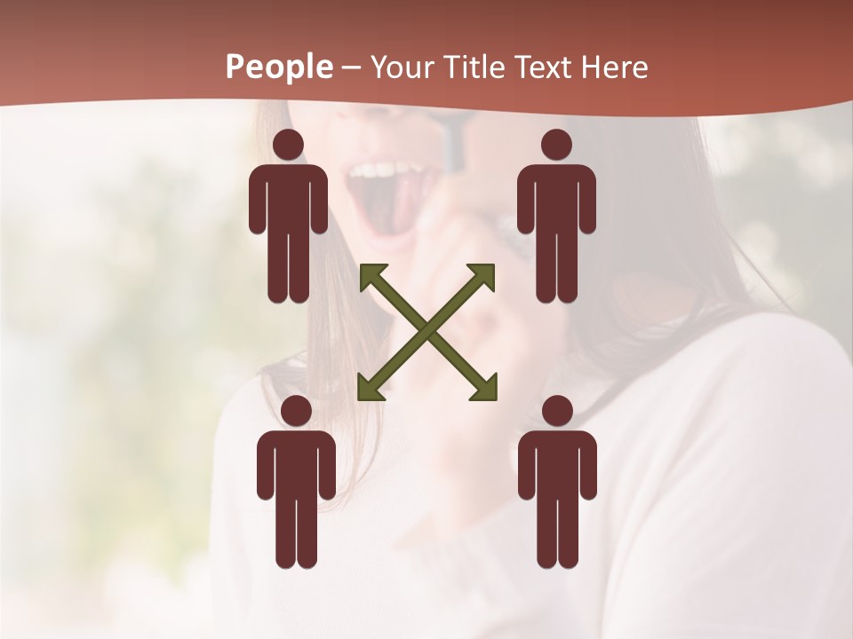 Hand Selective People PowerPoint Template