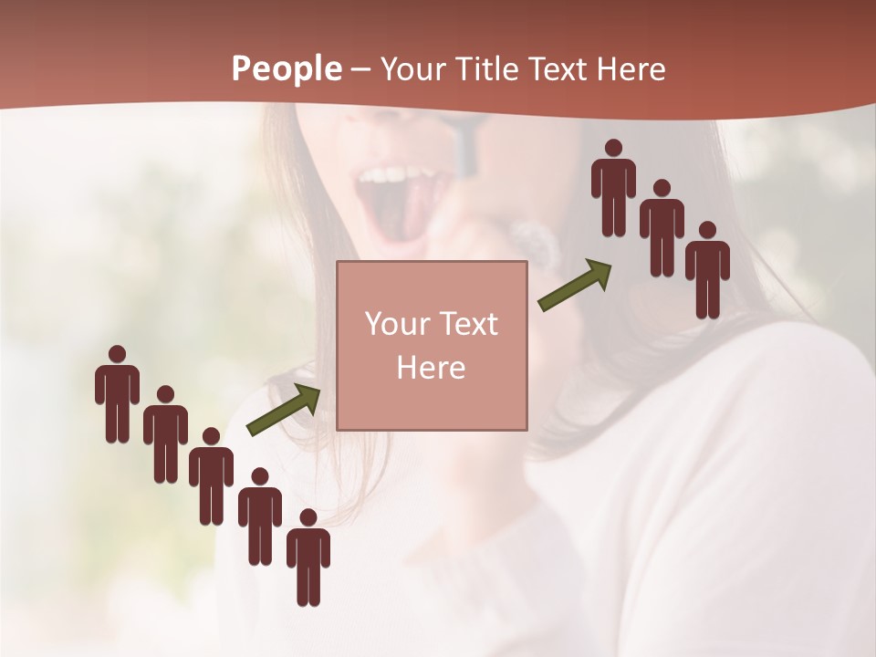 Hand Selective People PowerPoint Template
