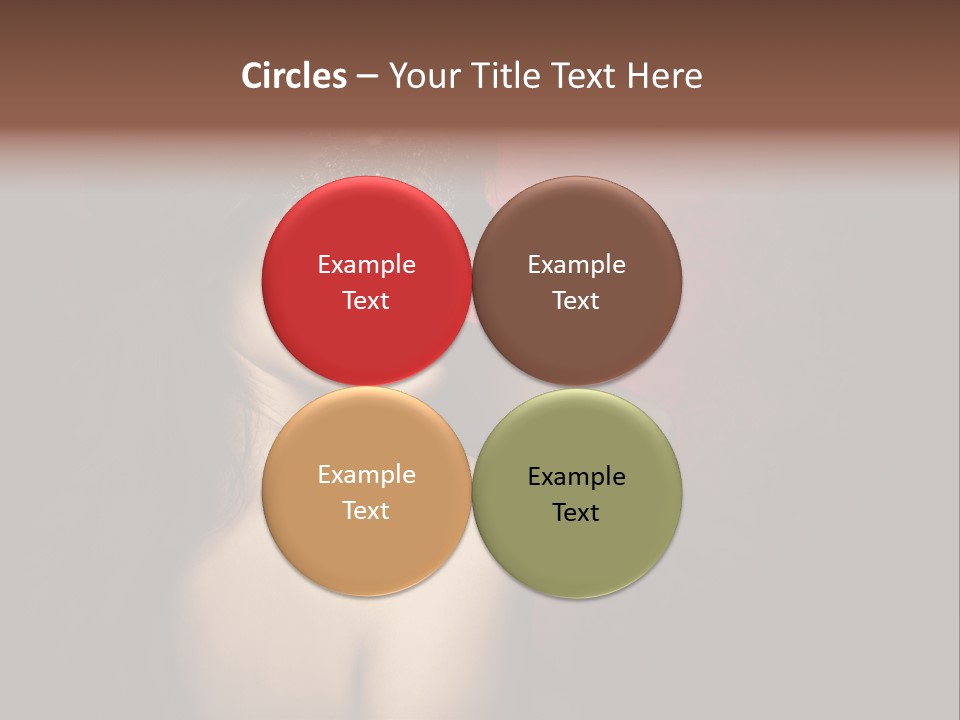 Style Dark Model PowerPoint Template